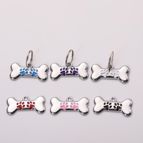 Zinc Alloy Pet Tag DIY & enamel Sold By PC