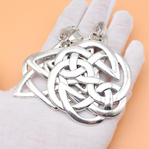 Zinc Alloy Pendants antique silver color plated DIY Sold By Bag