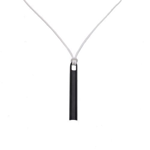 304 Stainless Steel Necklace with Polyester Cord plated fashion jewelry & Unisex Length Approx 16-20 Inch Sold By PC