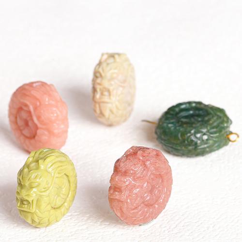 Agate Beads Alexa Agate Carved DIY Random Color Sold By PC