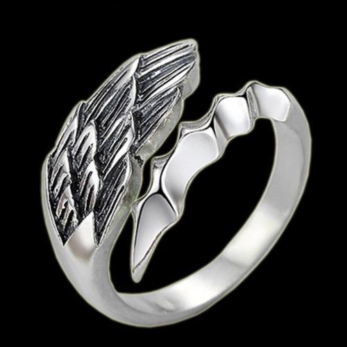 Cink Alloy Finger Ring, modni nakit & bez spolne razlike & različitih stilova za izbor, srebro, Prodano By PC