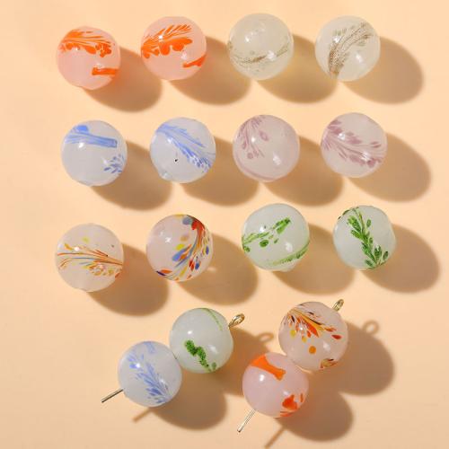 Fashion Glass Beads Round DIY 12mm Approx Sold By Bag