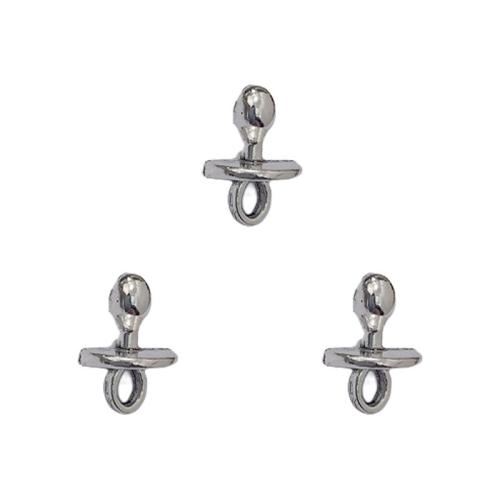 Sinc Alloy Pendants, nipple de chruth buidéal beathaithe, dath airgid antique plátáilte, DIY, nicil, luaidhe & caidmiam saor in aisce, 28x54x13mm, 100ríomhairí pearsanta/Mála, Díolta De réir Mála