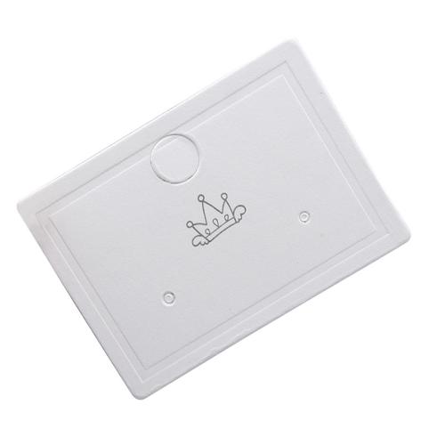 Jewelry Card Paper multifunctional white Sold By PC