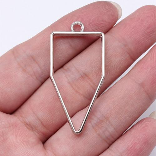 Zinc Alloy Hollow Pendler, forgyldt, du kan DIY & hule, flere farver til valg, Solgt af PC