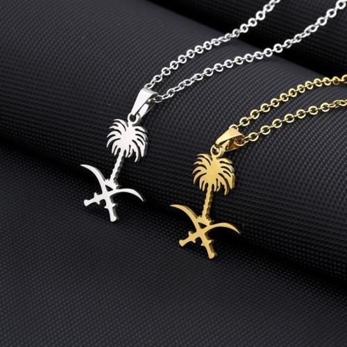 Couple Necklace 304 Stainless Steel fashion jewelry & Unisex Length Approx 50 cm Sold By PC