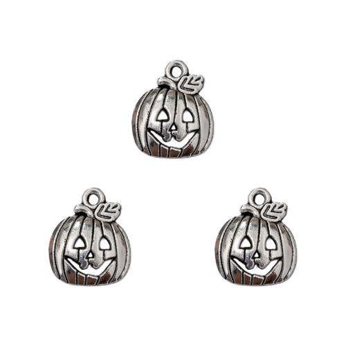 Zinc Alloy Pendants Pumpkin antique silver color plated DIY nickel lead & cadmium free Approx Sold By Bag