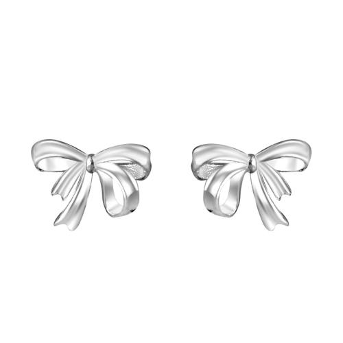 925 Sterling Silver Stud Earrings for woman silver color Sold By Pair