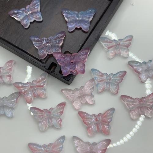 Hair Accessories DIY Findings Lampwork Butterfly stoving varnish Sold By PC