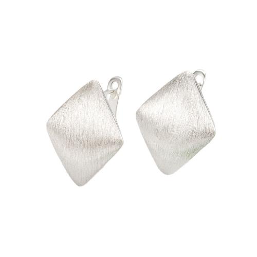 Prás Leverback Earring, jewelry faisin & do bhean, airgid, 19x11mm, Díolta De réir Péire