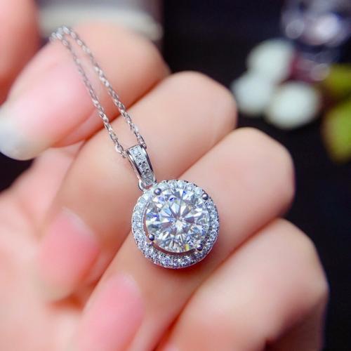 Cubic Zircon Micro Pave Brass Necklace fashion jewelry & micro pave cubic zirconia & for woman Sold Per Approx 45 cm Strand