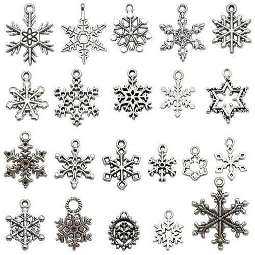 Zinc Alloy Pendler, Snowflake, forskellige stilarter for valg, Solgt af PC