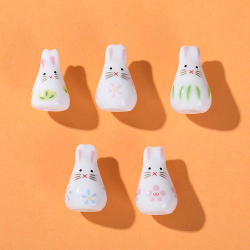 Animal Lampwork Beads Rabbit DIY Sold By Bag