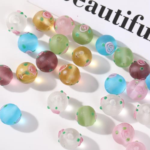 Handgemaakte Lampwork Beads, Ronde, DIY, meer kleuren voor de keuze, 12mm, 100pC's/Bag, Verkocht door Bag