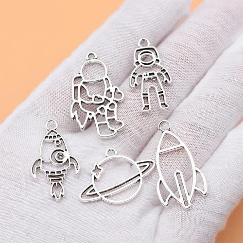 Zinc Alloy Pendants antique silver color plated DIY Sold By Bag