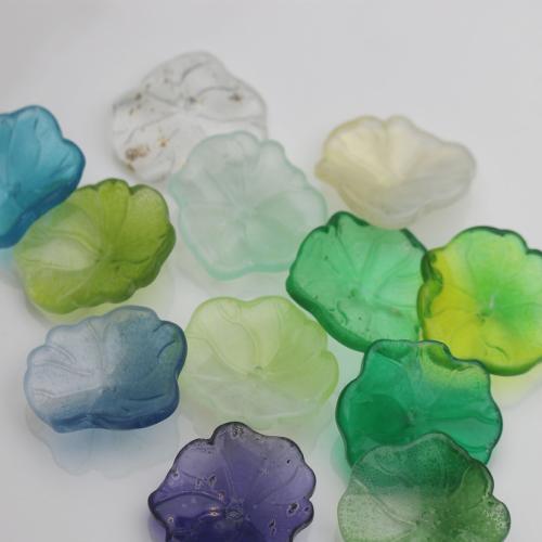 Hair Accessories DIY Findings Lampwork Lotus Leaf stoving varnish Sold By PC