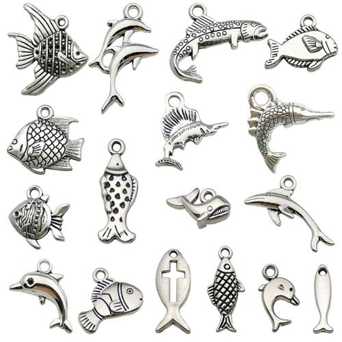 Zinc Alloy Animal Pendler, du kan DIY & forskellige stilarter for valg, Solgt af PC