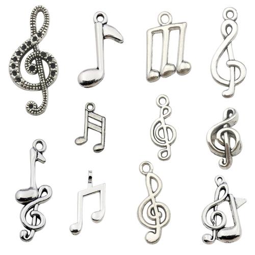 Zinc Alloy Pendants Music Note DIY Sold By PC