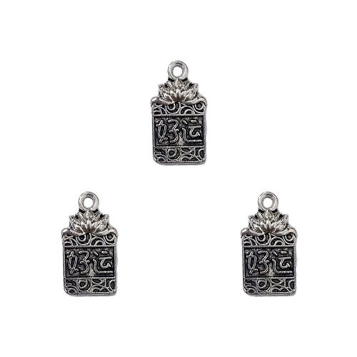 Zinc Alloy Pendants antique silver color plated DIY nickel lead & cadmium free Approx Sold By Bag