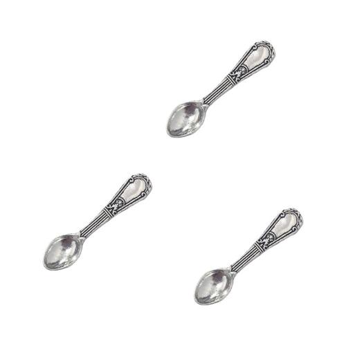 Zinklegering Hangers, Zinc Alloy, Spoon, antiek zilver plated, DIY, nikkel, lood en cadmium vrij, 8x36mm, Ca 100pC's/Bag, Verkocht door Bag