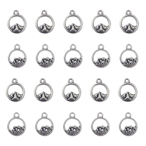 Zinc Alloy Pendants antique silver color plated DIY nickel lead & cadmium free Approx Sold By Bag