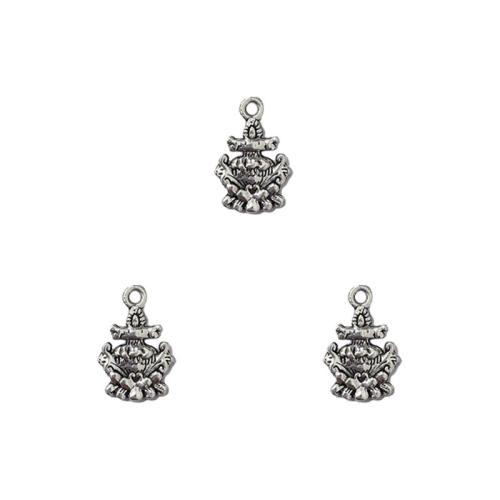 Zinc Alloy Pendants antique silver color plated DIY nickel lead & cadmium free Approx Sold By Bag