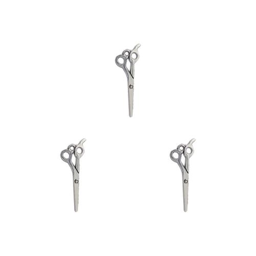 Zinc Alloy Scissors Pendants antique silver color plated DIY nickel lead & cadmium free Approx Sold By Bag