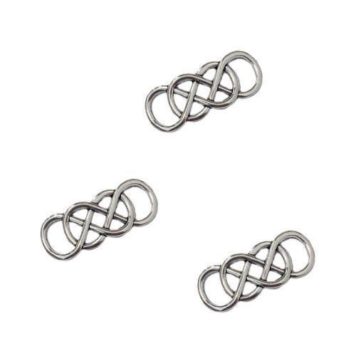 Zinc Alloy Connector antique silver color plated DIY nickel lead & cadmium free Approx Sold By Bag