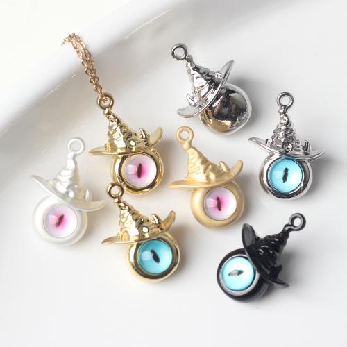 Resin Zinc Alloy Pendants with Resin Monster plated DIY nickel lead & cadmium free Sold By Bag