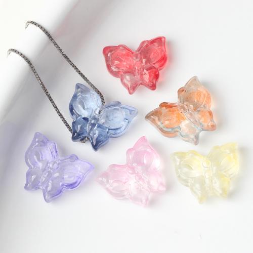 Resin Jewelry Beads Butterfly DIY Sold By Bag