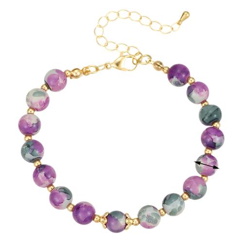 Brass Jewelry Set bracelet & necklace with Agate plated micro pave cubic zirconia & for woman hyacinthine Sold By Set