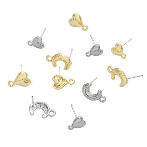 Zinc Alloy Earring Findings plated DIY Sold By Pair