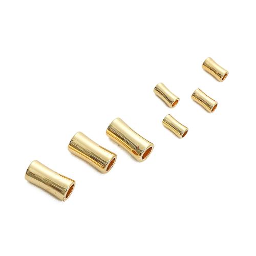 Brass Spacer perle, Mesing, pozlaćen, možete DIY & različite veličine za izbor, zlatan, 10računala/Lot, Prodano By Lot