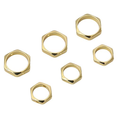 Brass Frame Bead plated DIY golden Sold By Bag