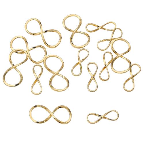 Brass Sieraden Connector, Messing, plated, DIY & verschillende grootte voor keus, gouden, Verkocht door PC