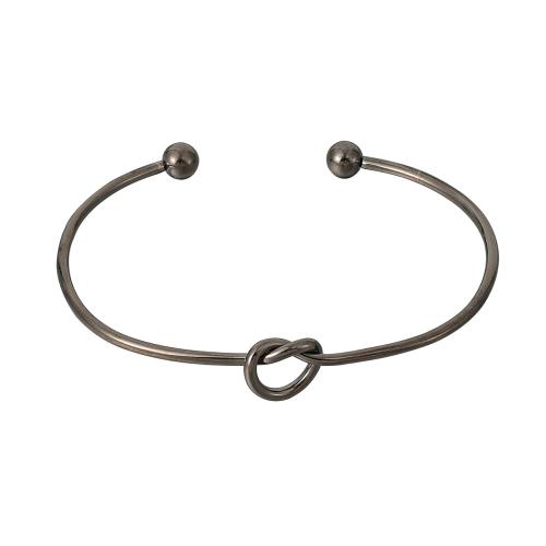 Eisen Armbänder, plattiert, unisex, metallschwarze Farbe, verkauft von PC