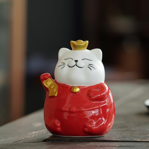 Décoration de mode , porcelaine, Fortune Cat, pour la maison et le bureau & durable & styles différents pour le choix, plus de couleurs à choisir, Vendu par PC