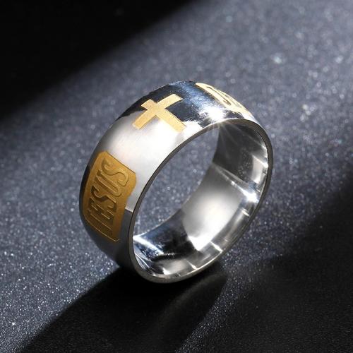 Anillo de dedo de acero inoxidable, acero inoxidable 316, Joyería & unisexo & diverso tamaño para la opción, más colores para la opción, width 6mm, Vendido por UD