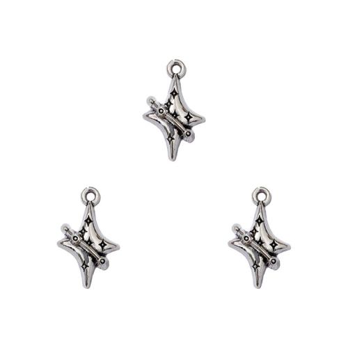 Zinc Alloy Pendants antique silver color plated DIY nickel lead & cadmium free Approx Sold By Bag