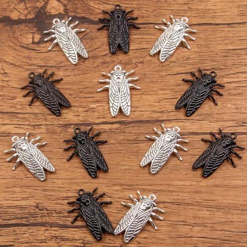 Zinklegering Animal Hangers, Zinc Alloy, Insect, plated, DIY, meer kleuren voor de keuze, nikkel, lood en cadmium vrij, 100pC's/Bag, Verkocht door Bag