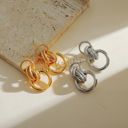 Brass Drop Earring plated fashion jewelry nickel lead & cadmium free Sold By Pair