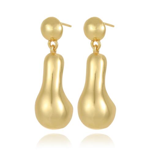 Brass Drop Earring plated fashion jewelry nickel lead & cadmium free Sold By Pair