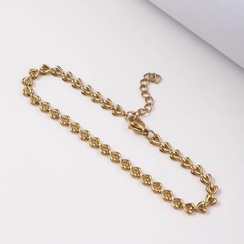 Pulseira  de jóias de aço inox, Aço inoxidável 304, with 5cm extender chain, cromado de cor dourada, joias de moda, dourado, 4mm, comprimento 18 cm, vendido por PC