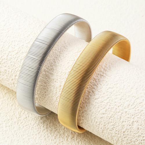 Rozsdamentes acél bangle, 304 rozsdamentes acél, galvanizált, divat ékszerek & különböző modellek a választás, több színt a választás, Által értékesített PC