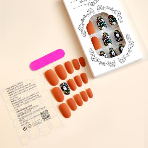 Fashion Nail Supplies ABS Plastic Halloween Design & DIY & for woman mixed colors Sold By Set