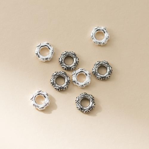 Gioielli Spacer Beads, 925 argento sterlina, DIY, nessuno, 7.50mm, Venduto da PC