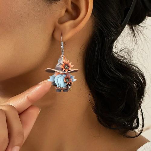 Acrylic Jewelry Earring for woman mixed colors Sold By Pair