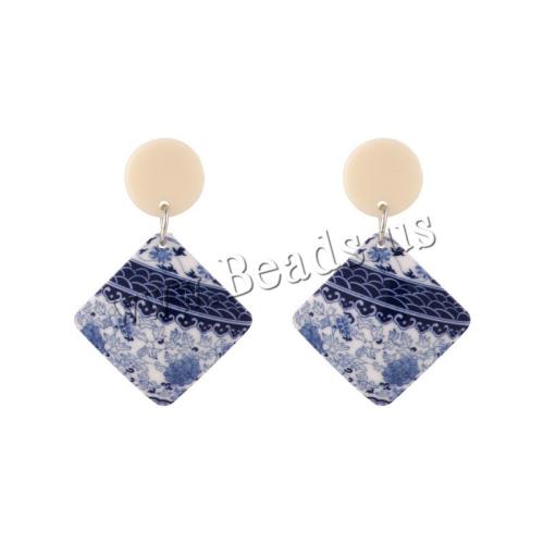 Acrylic Jewelry Earring fashion jewelry & for woman 45mm Sold By Pair