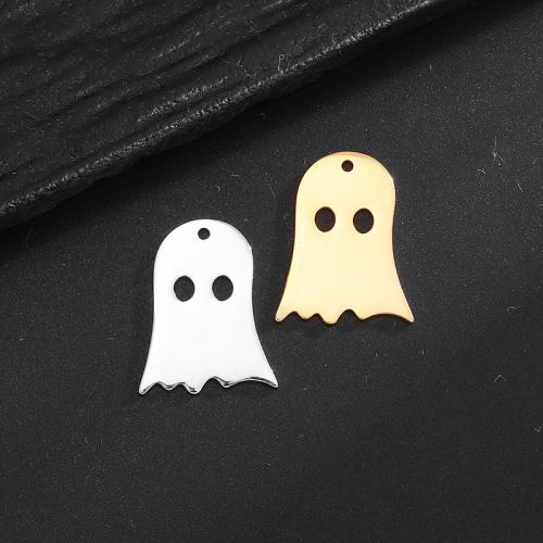 Stainless Steel Pendants 304 Stainless Steel Ghost Vacuum Ion Plating DIY Sold By PC