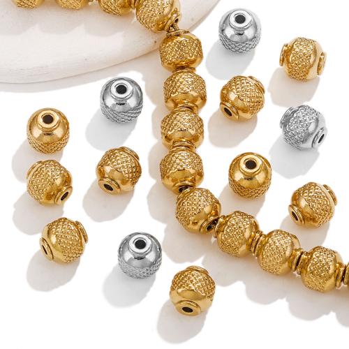 Stainless Steel Beads 304 Stainless Steel plated DIY Sold By PC